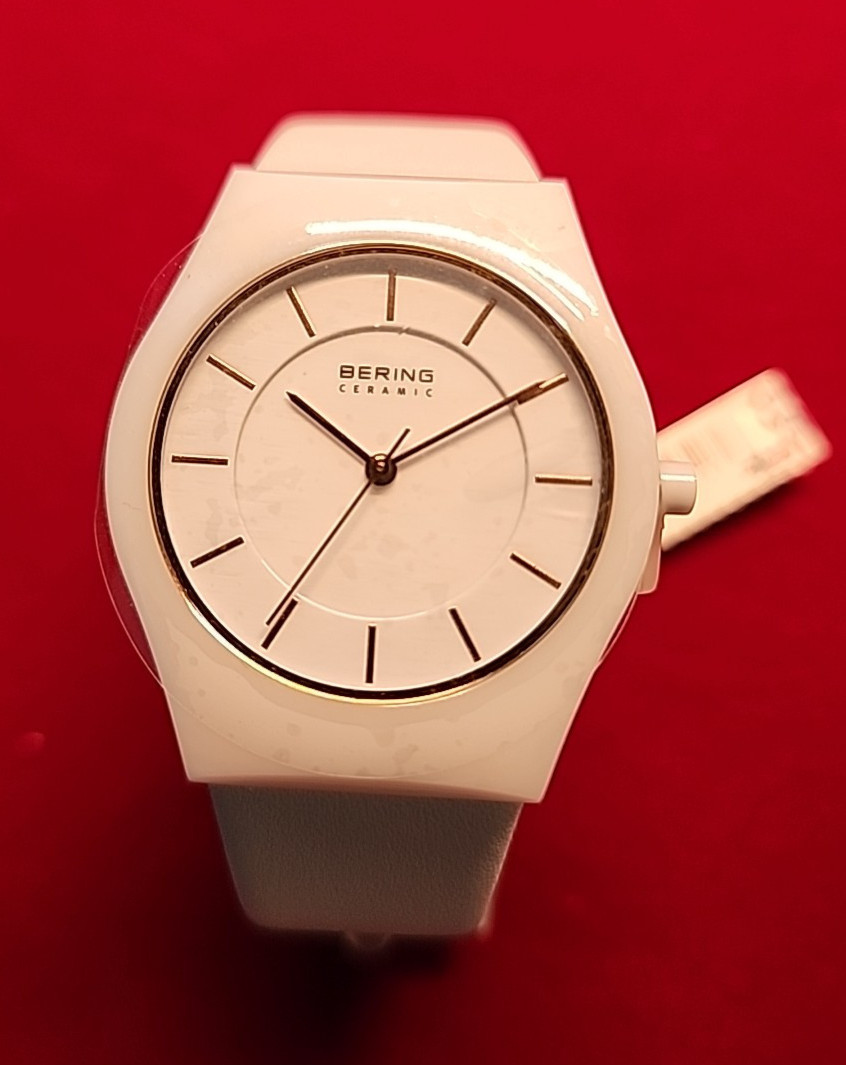 Bering Ceramic 32035-656 Unisex Watch – Elegant White Ceramic Dress Watch