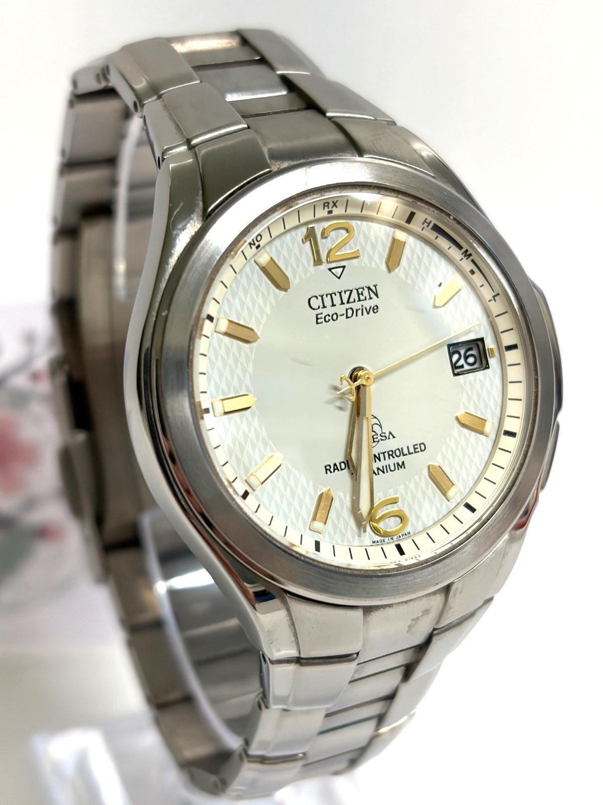 Citizen Attesa Eco-Drive H410-T003788 Radio Controlled Titanium Men’s Watch JP