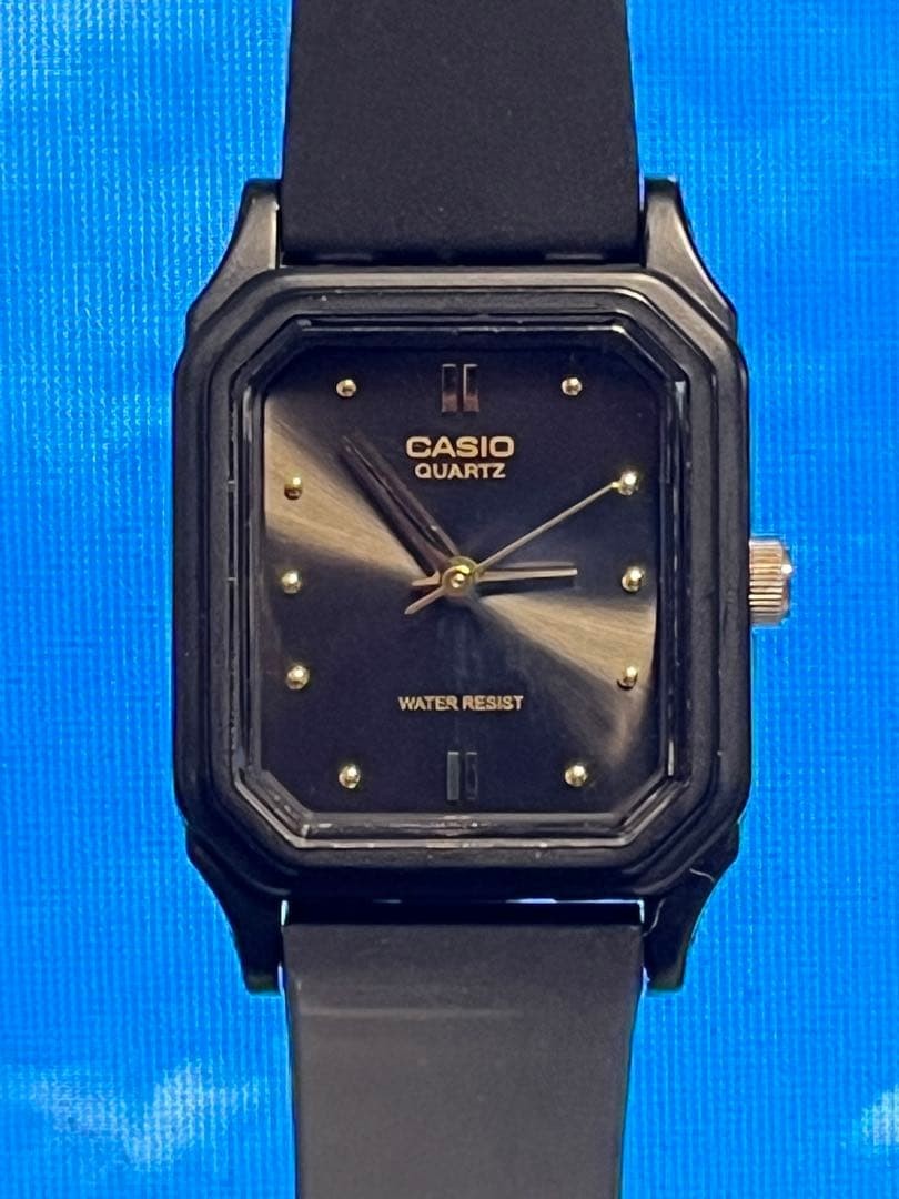 CASIO LQ-142 Analog Watch (Black) & Studio Clip Watch (2 pieces)