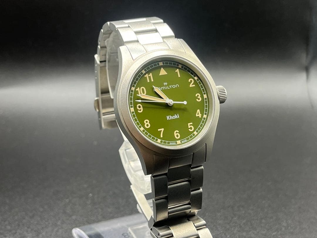 Hamilton Khaki Olive Green Dial Watch H694010