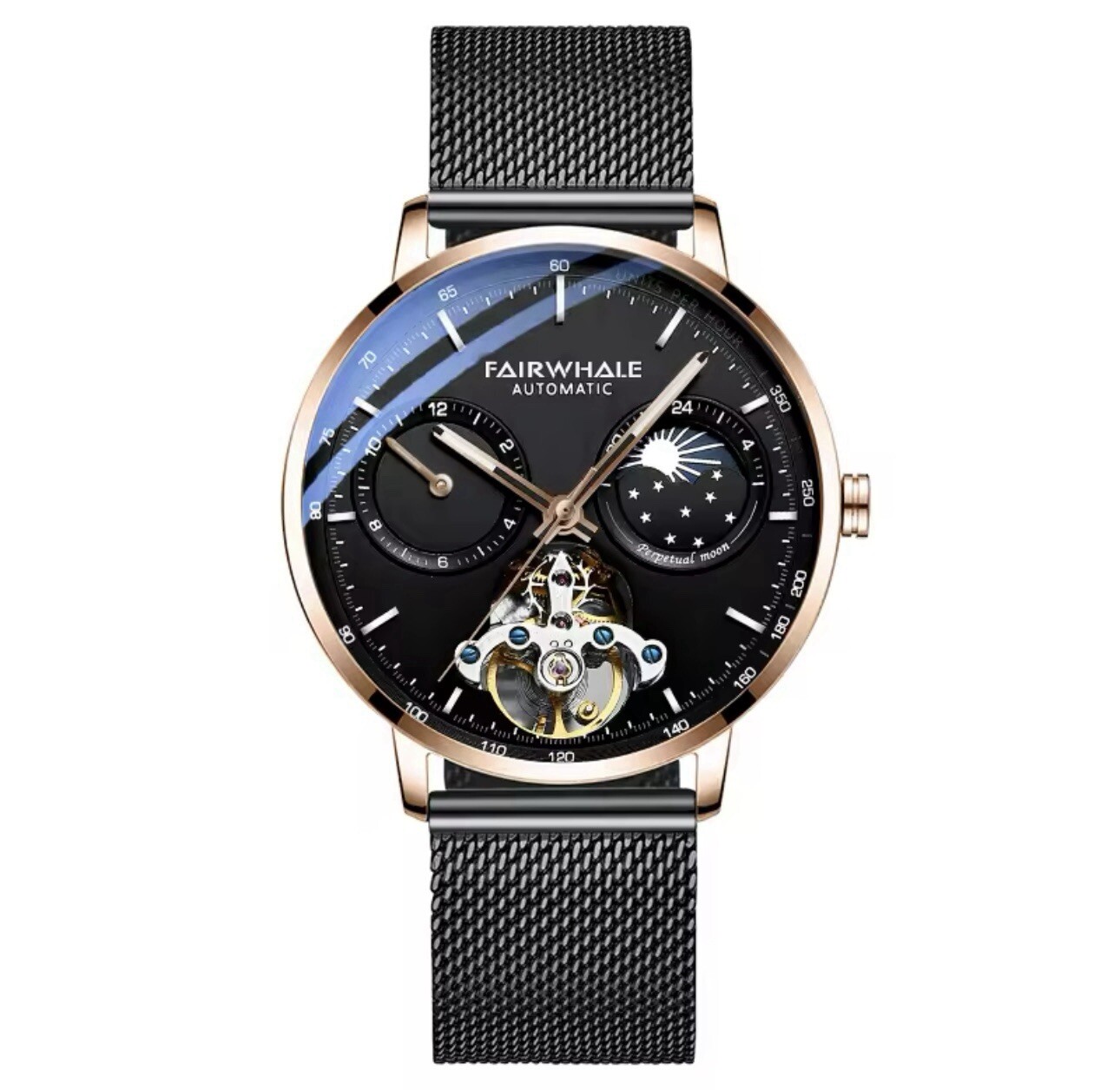 Mark Fairwhale Watch Wristwatches Mechanical Automatic Luminous Turbillon