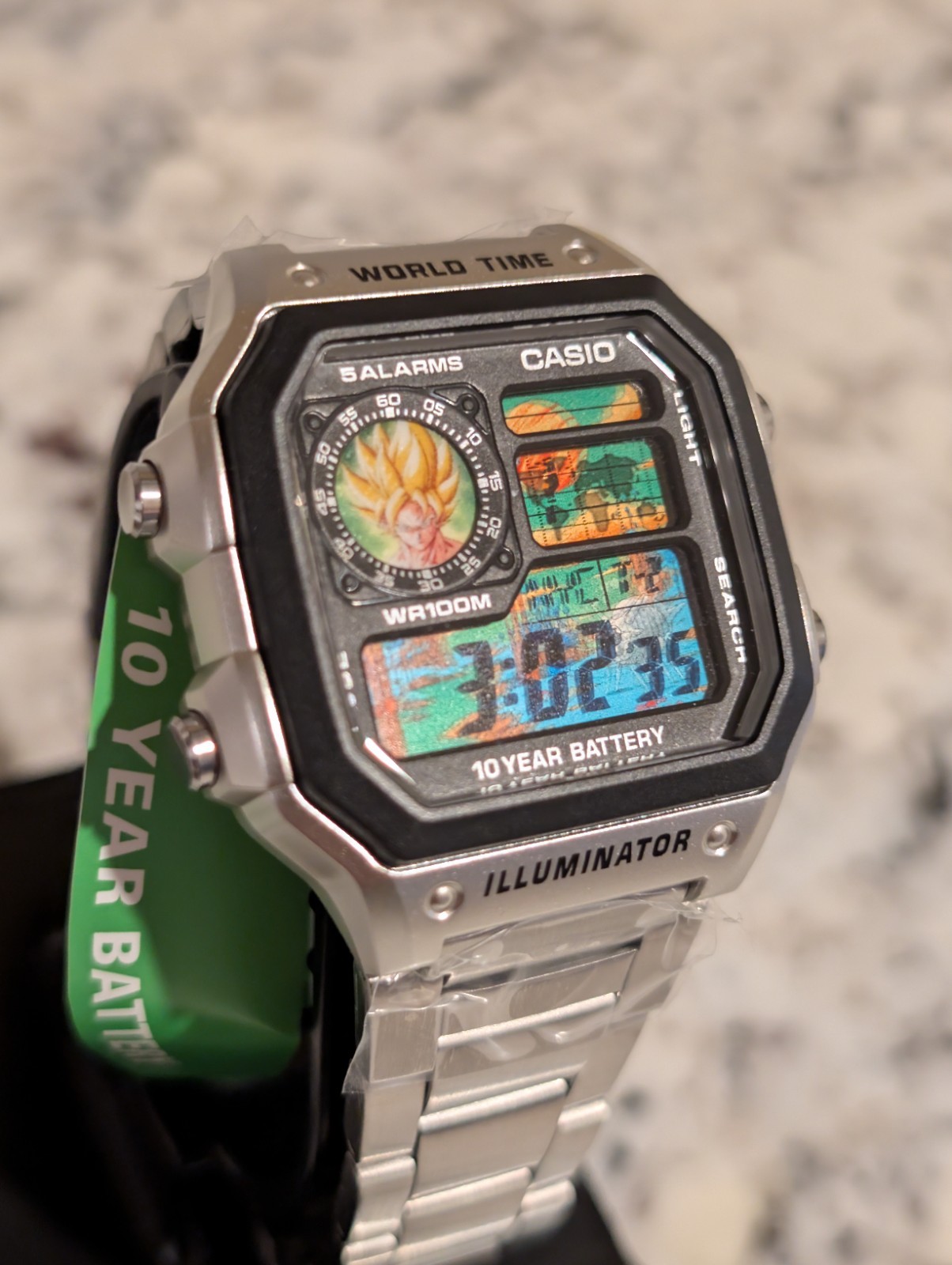 Casio AE1200 WHD Planet Mod | World time watch | Anime | Custom Dragon ball Z