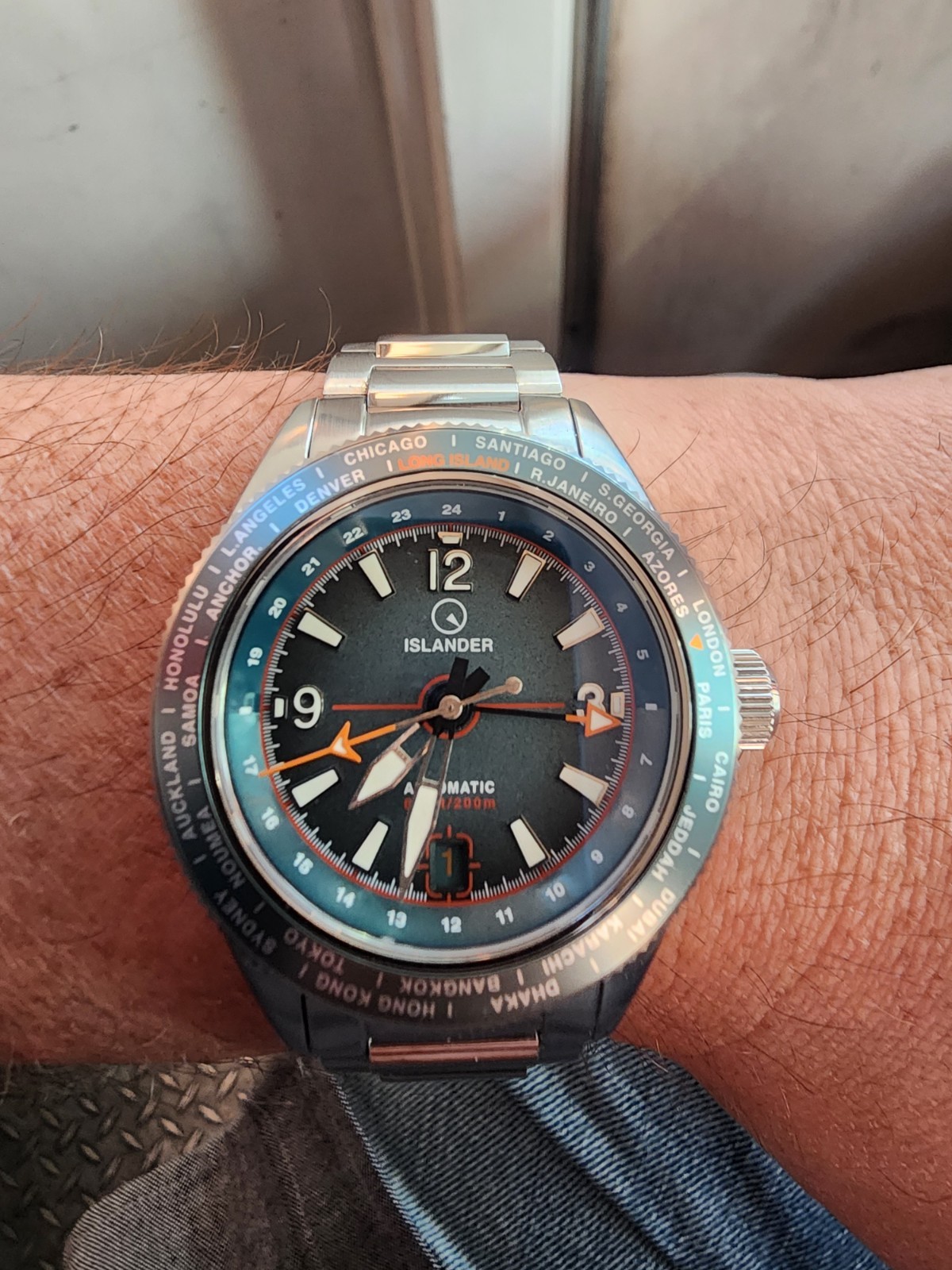 Islander Calibro GMT World Timer