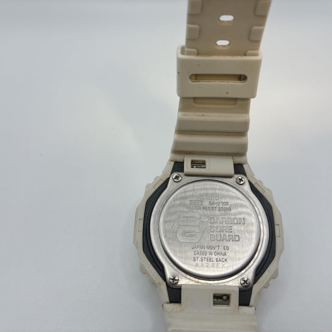 Casio G-Shock DW5600E-1V Digital White Men’s Watch Used G706