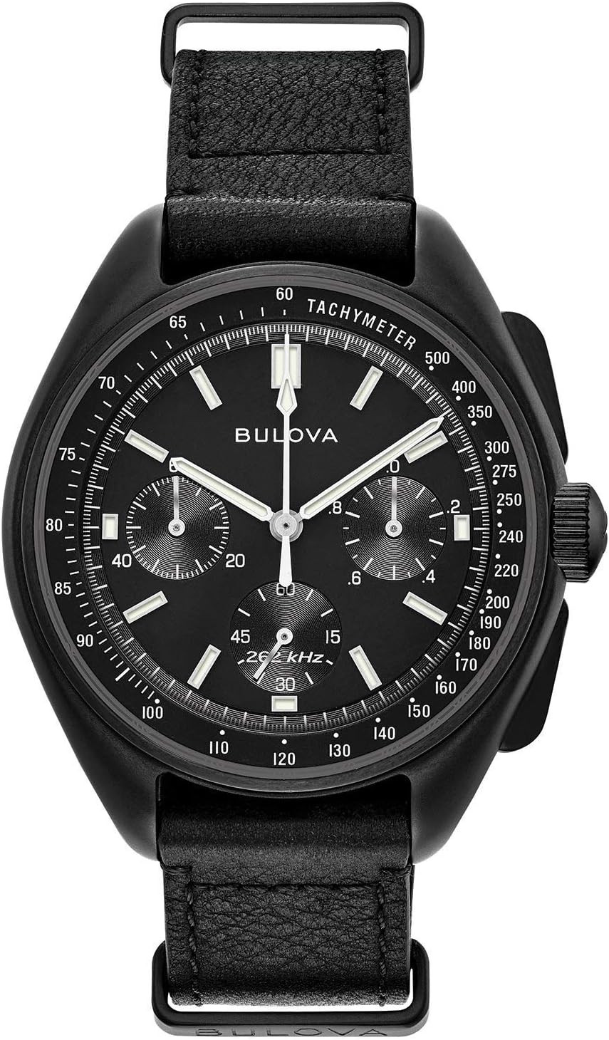 Men’S Archive Series Lunar Pilot 6-Hand Chronograph Precisionist Black Ion-Plate