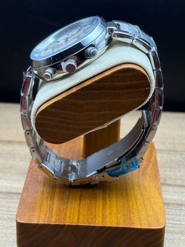 Stauer Stainless Men’s Quartz chronograph Ref 40744 works