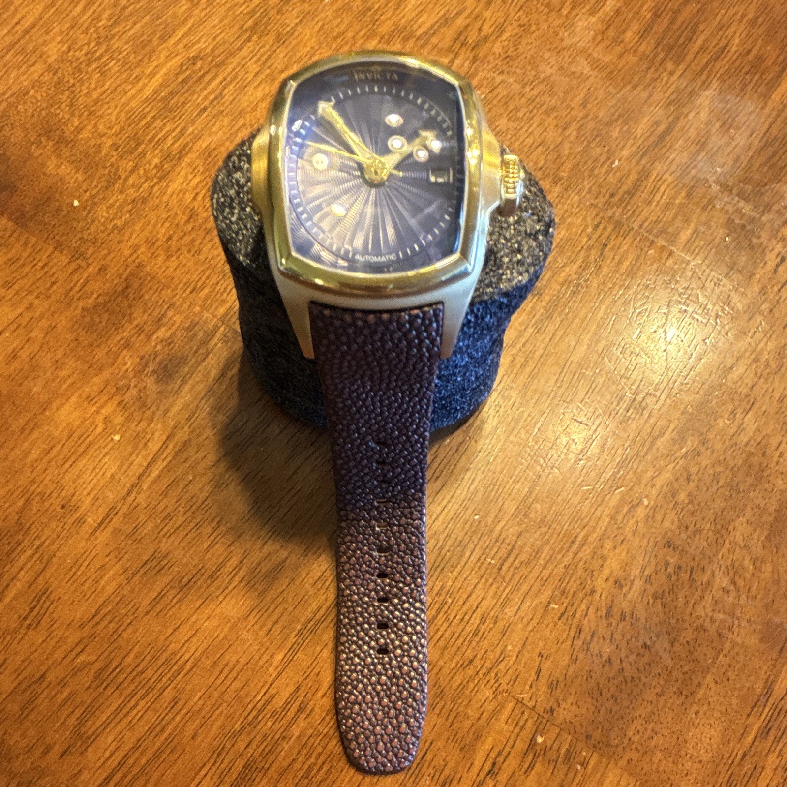 Invicta Lupah Men’s Automatic Watch Model 24031 with Leather Band