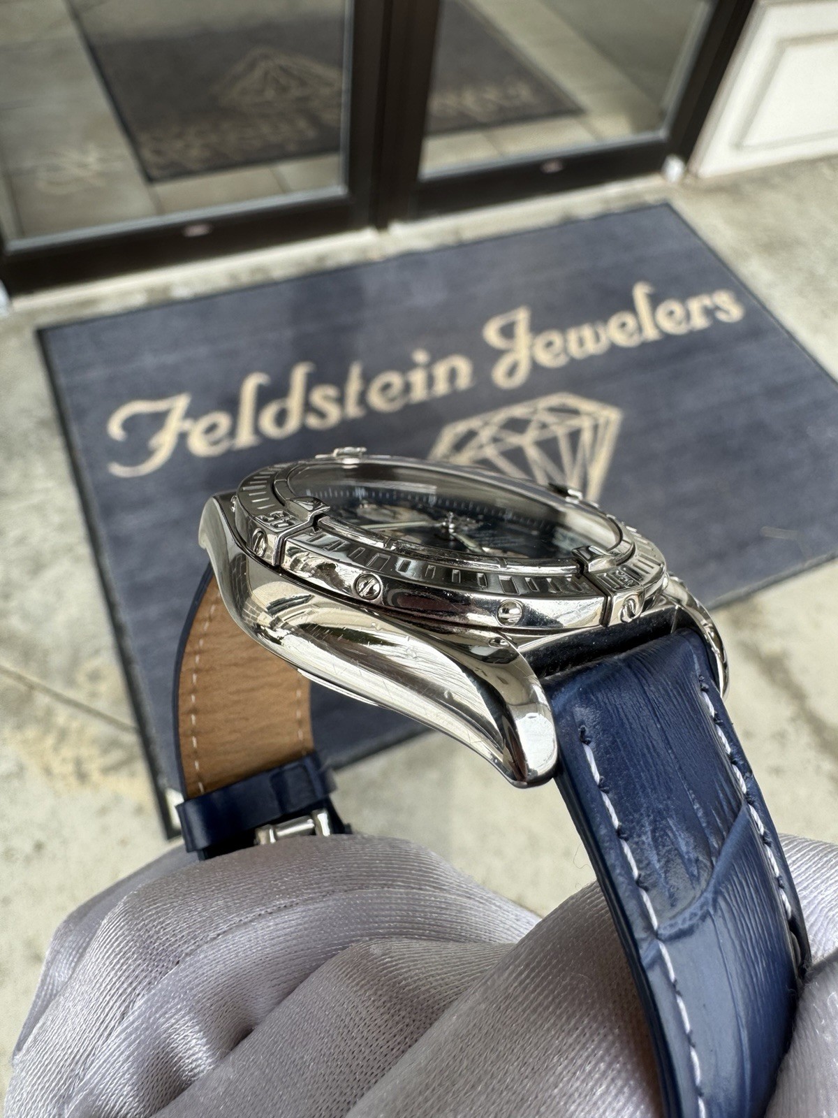 Breitling Chronomat Evolution 44mm Blue Dial (Ref. A13356)