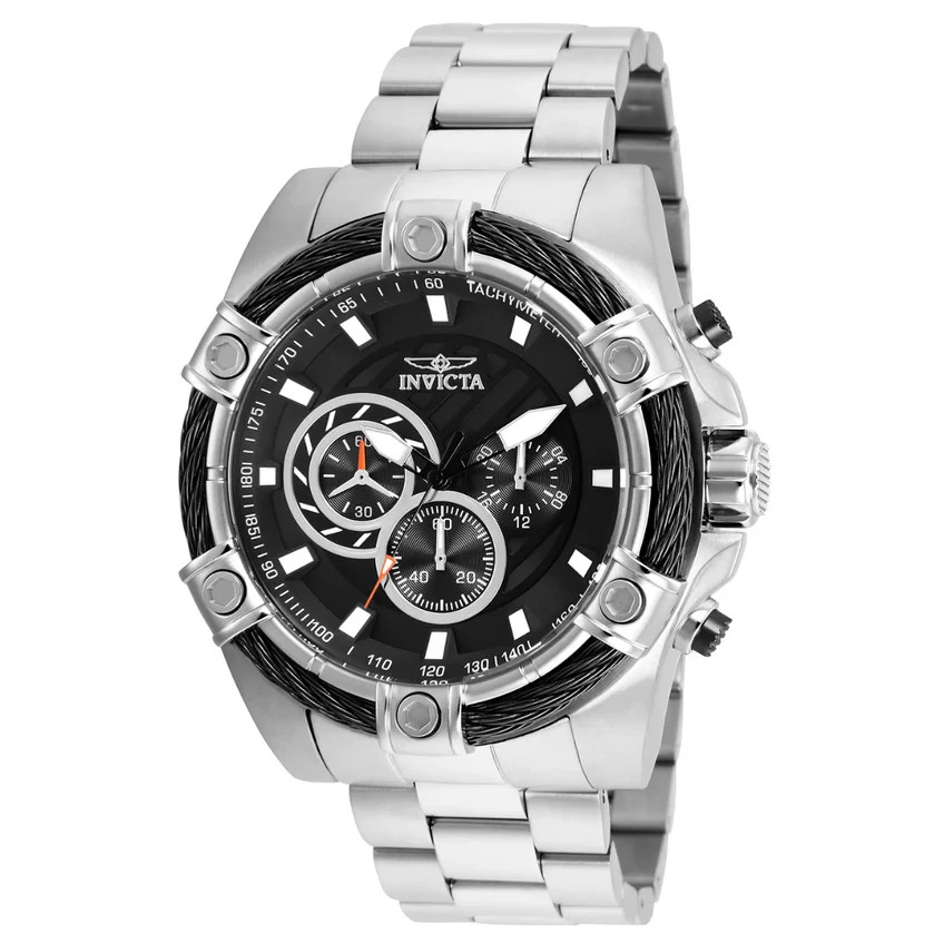 Invicta Bolt Ace Men’s Watch – 52mm, Steel (25512)