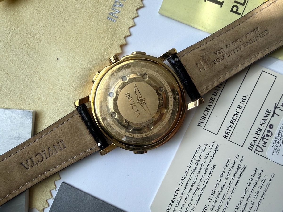 Grand Complications Minute Repeater Perpectual Complete Calendar Alarm Rare New