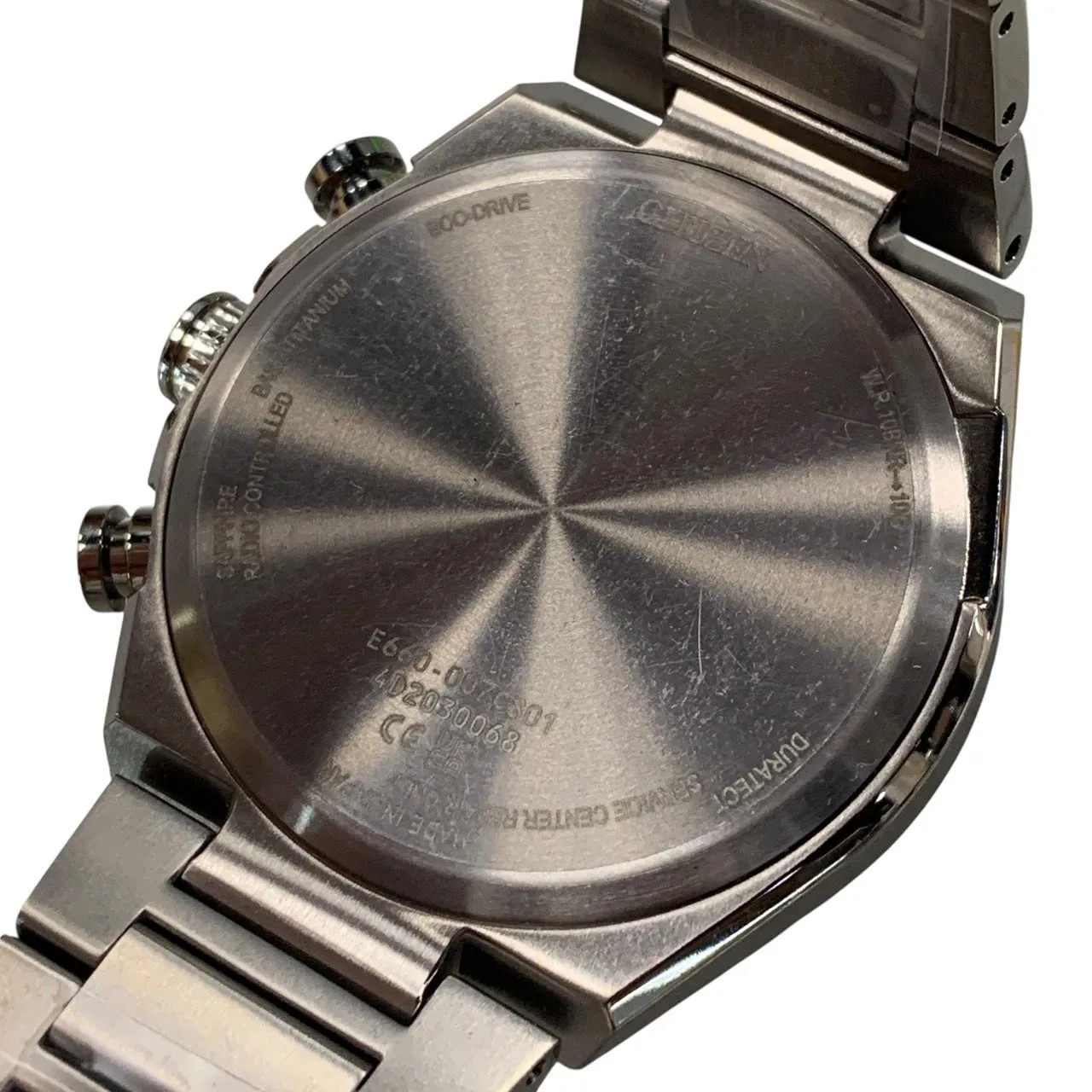 ♪2825 CITIZEN Men’s Attesa Act Line Eco-Drive Radio-Controlled Chronograph