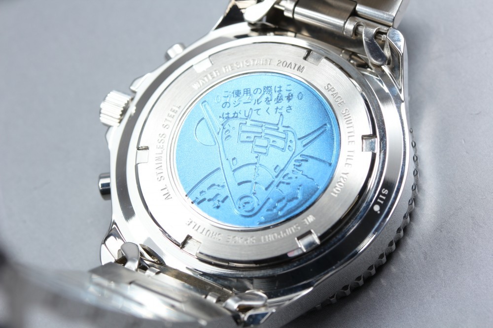 RARE MINT SEIKO NASA Spinoff Panda Dial 1000 Limited Quartz Men’s Watch Full Set