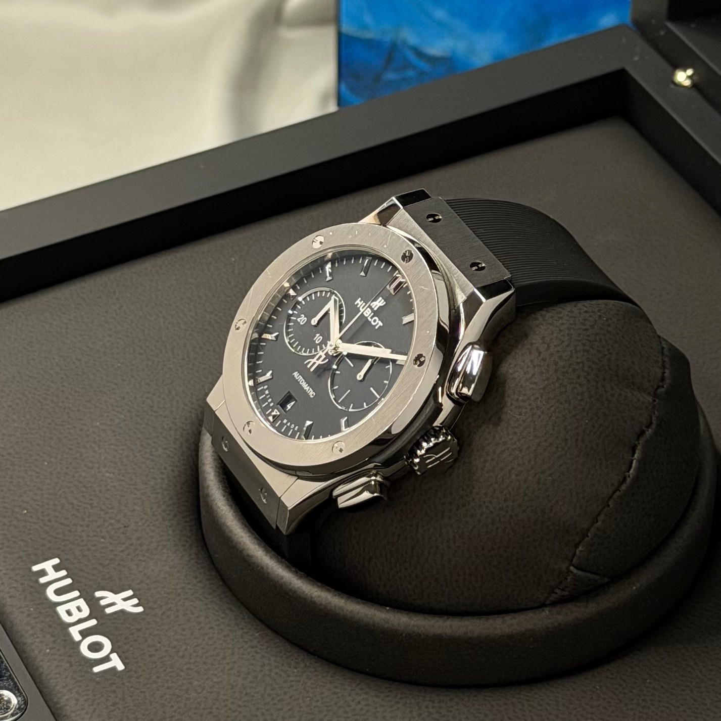 Hublot Classic Fusion Chronograph Titanium 541.NX.1171.RX Full Set Warranty