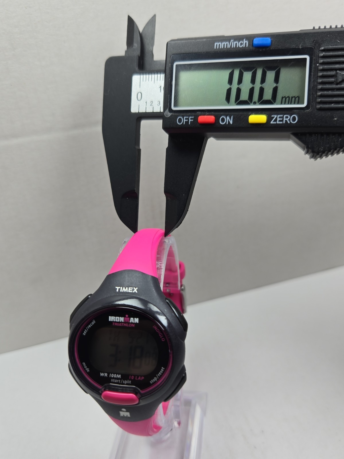 Timex Ironman Triathlon 10 Lap Womens Watch Pink Purple Indiglo New Battery