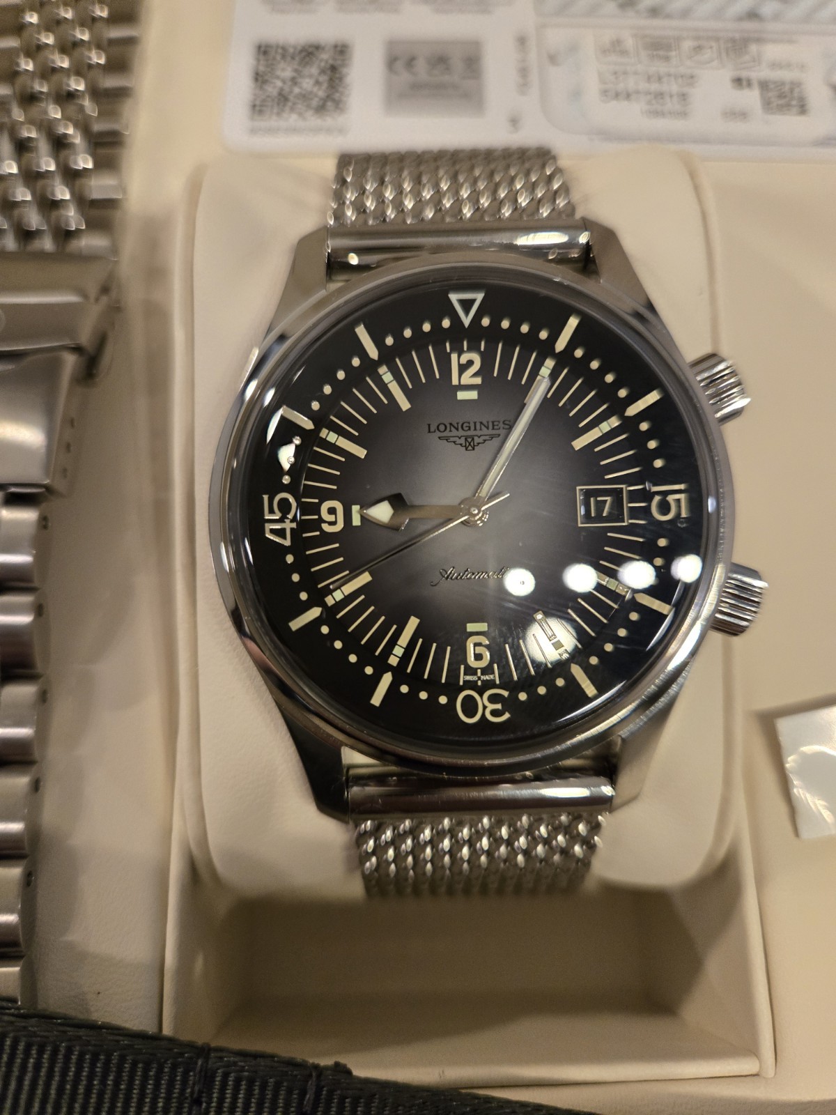 Longines Legend Diver 42 Gray L3.774.4.70.2