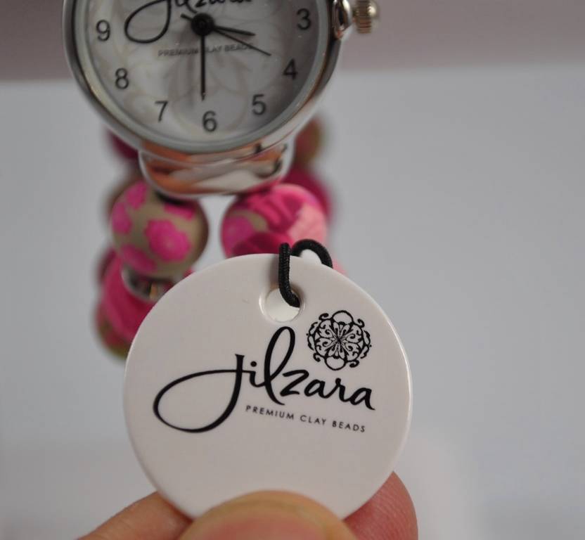 Jilzarah Berry Round Watch Polymer Clay Beads Handcrafted Artisan Jewelry G31