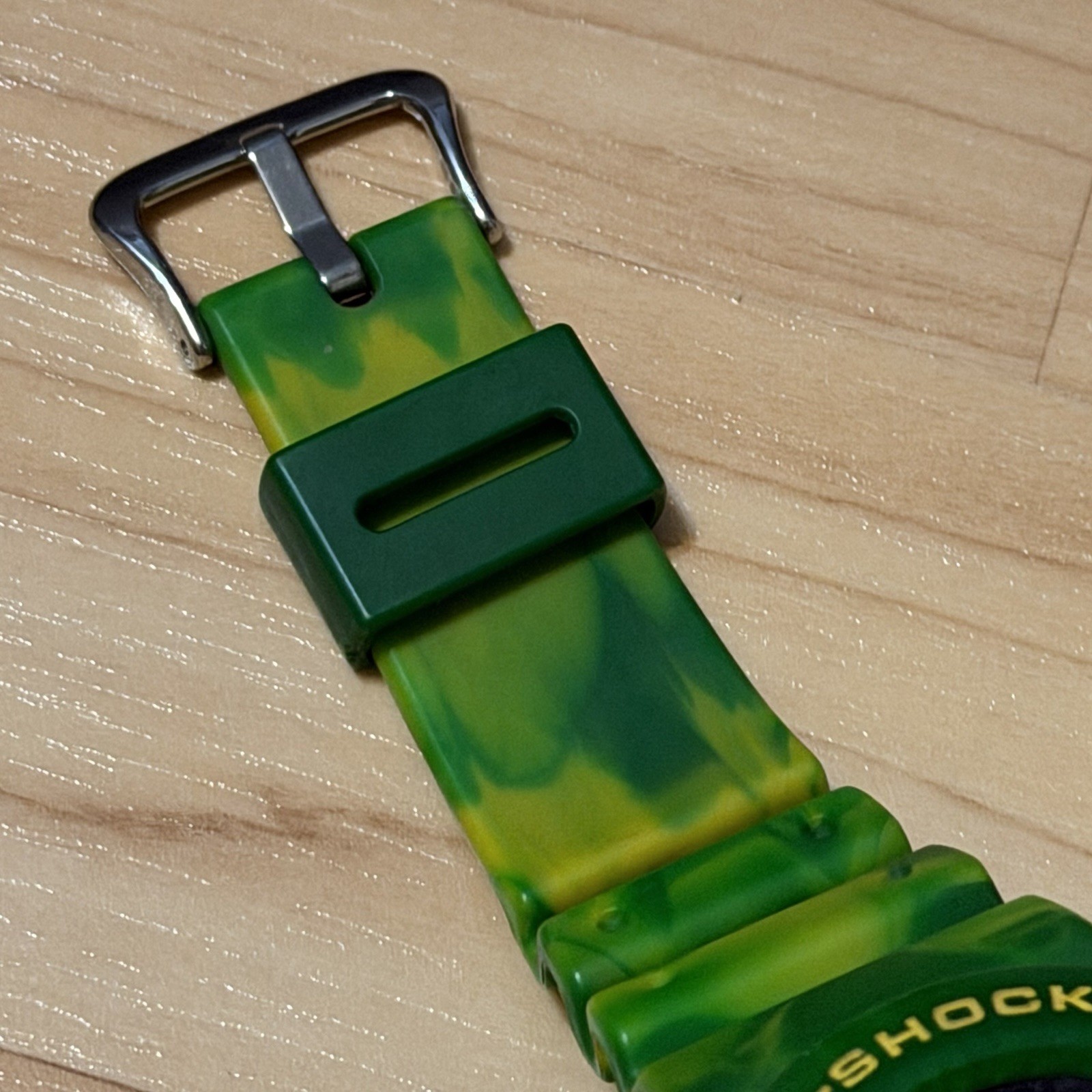 Casio G-Shock DW-6900MC-3 Jammin’ Colors Series Green Yellow Swirl Digital Watch