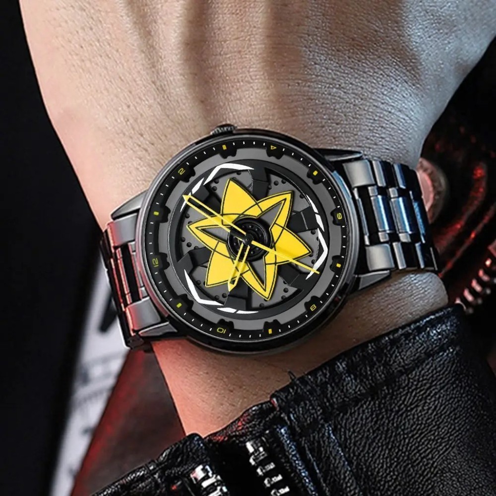 VA VA VOOM Sharingan Rotary Dial Men’s Watch Quartz 360 ° Rotating Luxury 3ATM