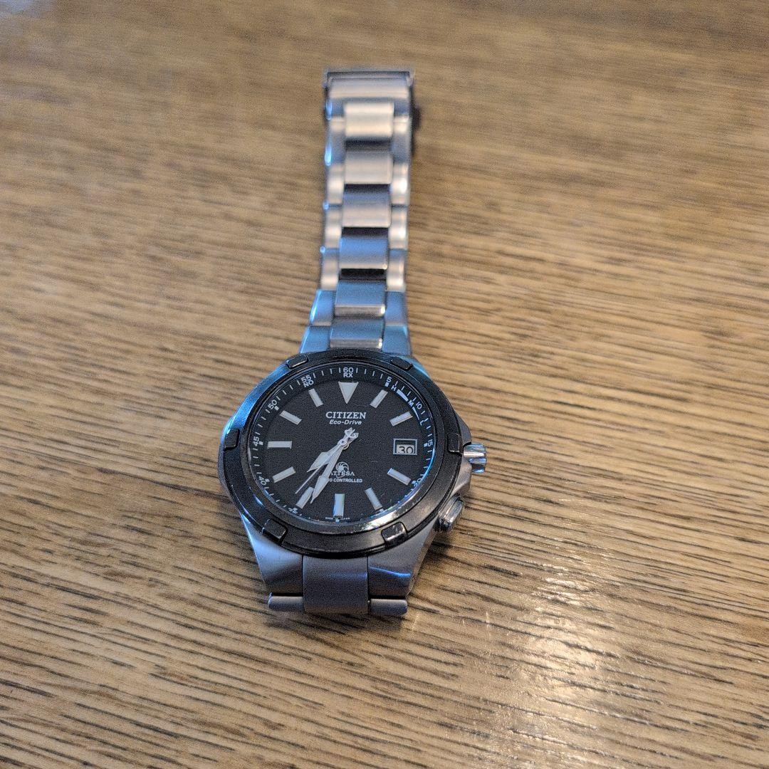 “Black Titanium” CITIZEN ATTESA Eco-Drive Radio-Controlled Watch