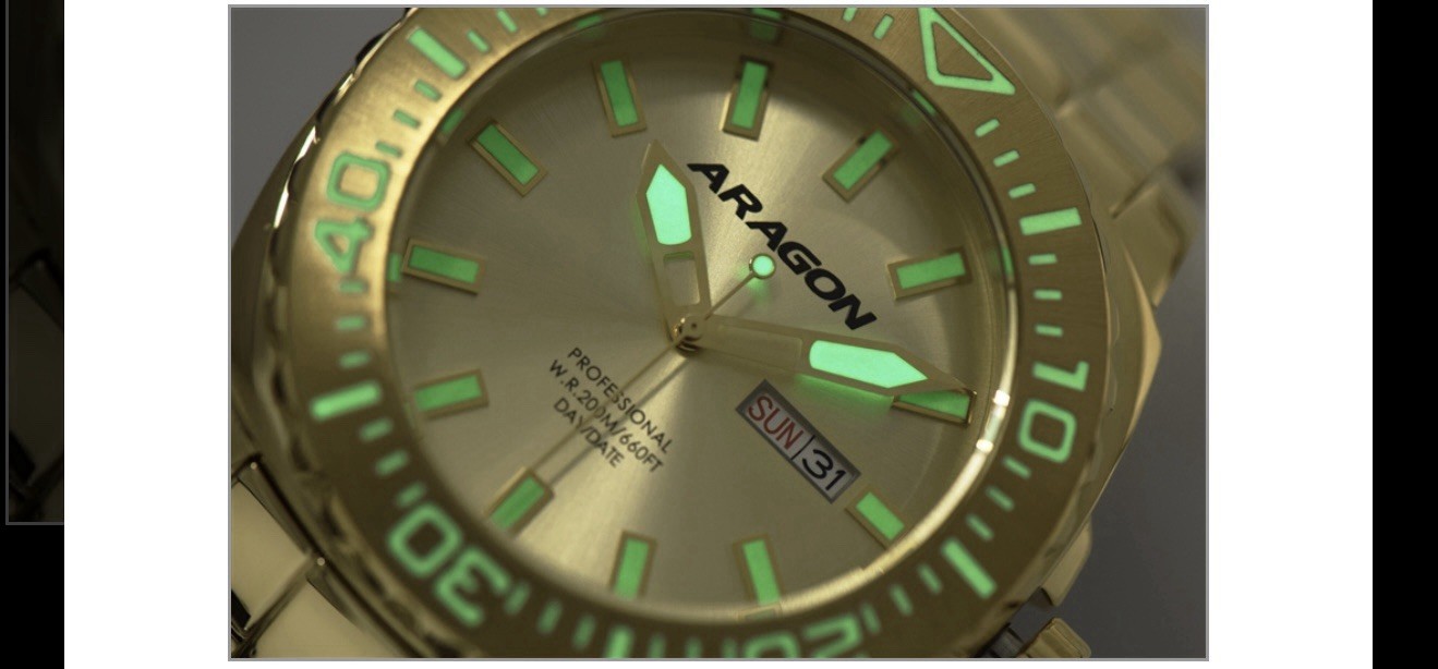 Aragon Parma Gold Automatic 48mm