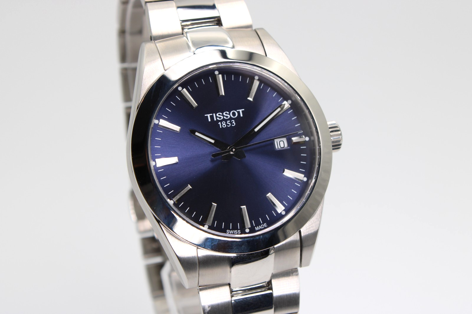 TISSOT Gentleman T127.410.11.041.00 Quartz Blue Dial Men’s Watch 40mm