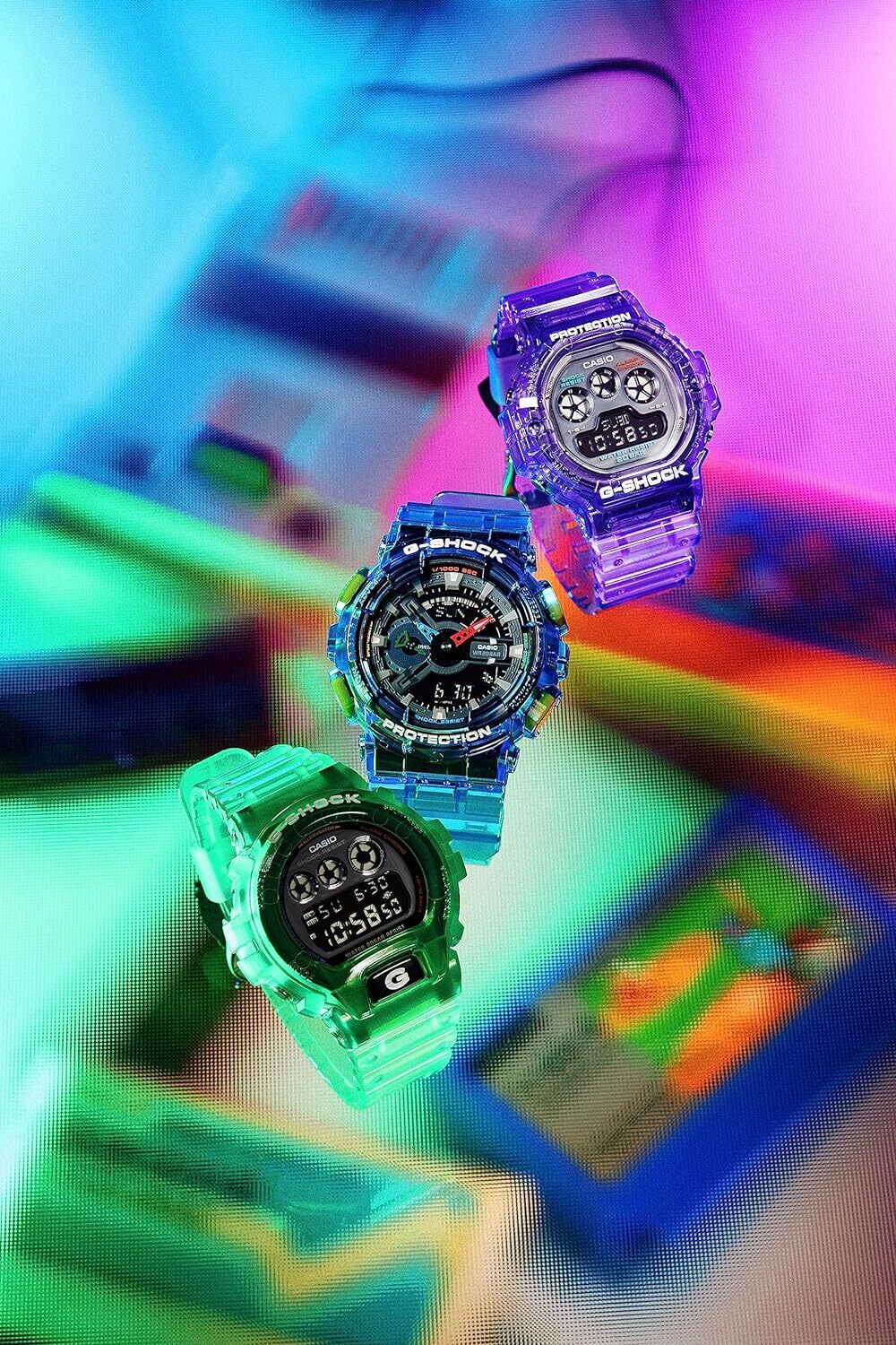 CASIO G-SHOCK GA-110JT-2AJF JOYTOPIA Digital Watch Blue Transparent 51.2mm