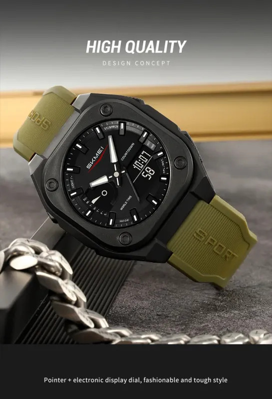 SKMEI Business Digital Electronic Watch Fashion Sports Quartz Watches For