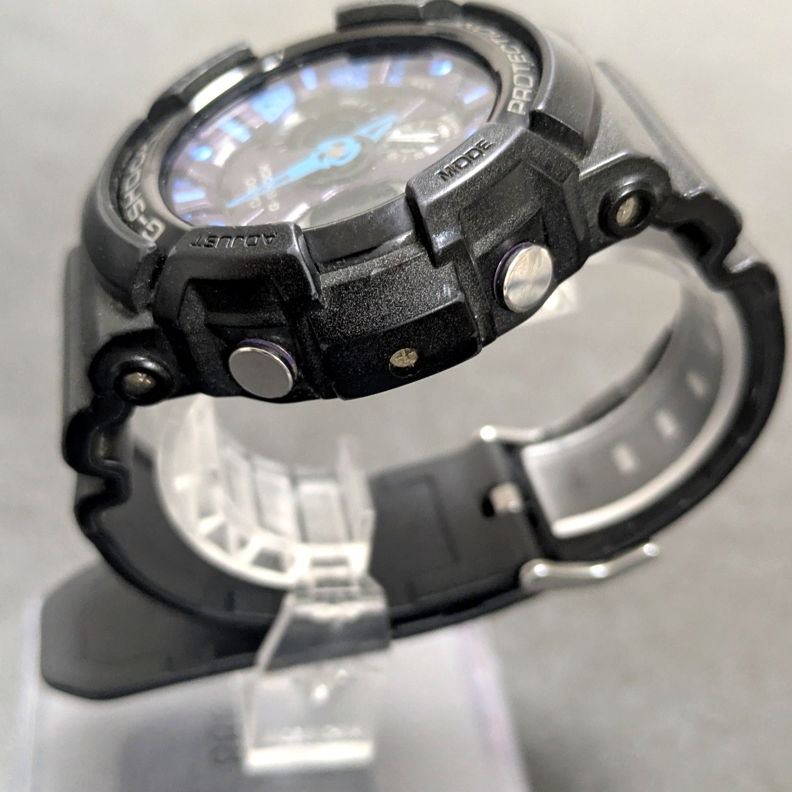 CASIO G-SHOCK GA200SH-2A Glitter Black Men’s Watch Pre-Owned Working Battery Inc