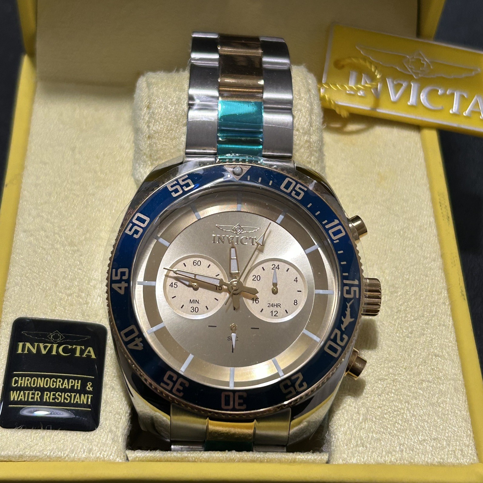 Invicta Men’s 48mm Pro Diver 30057 Quartz Chronograph Stainless Steel Watch NEW
