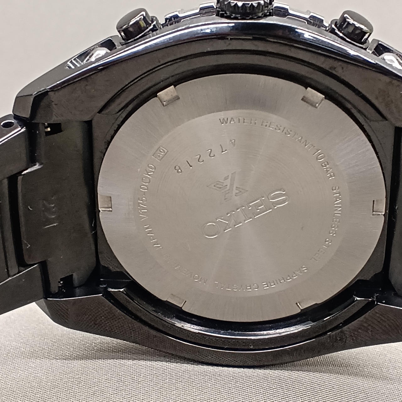 Solar wristwatch model number V175 0CK0 SEIKO