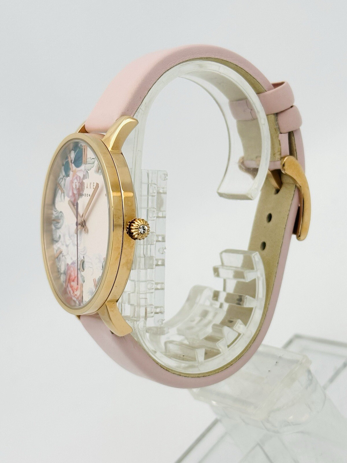 Ted Baker Women’s 10030653 Classic Multicolour Dial With Pink Leather RG Watch