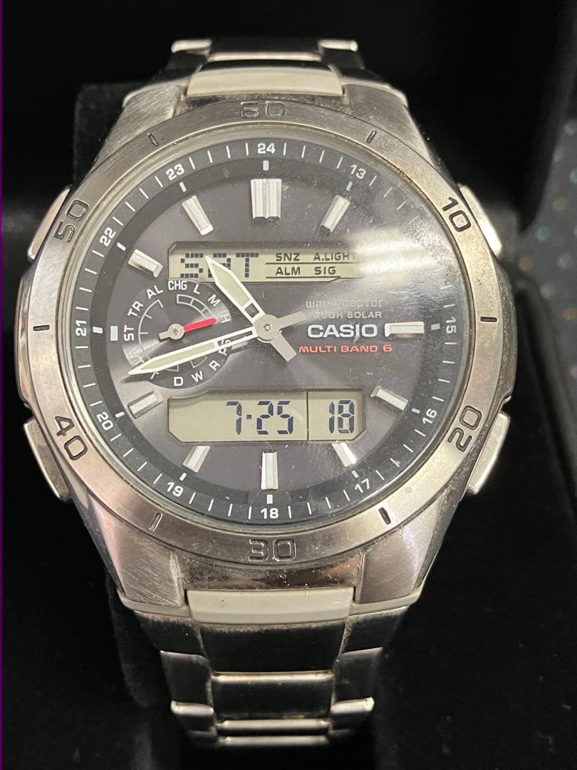 CASIO Wave Ceptor Tough Solar Radio-Controlled Watch From Japan