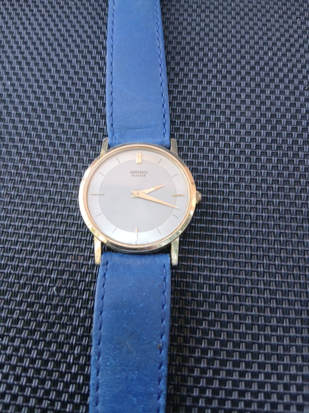 seiko quartz vintage gold plated 70 plating to overhaul missing battery