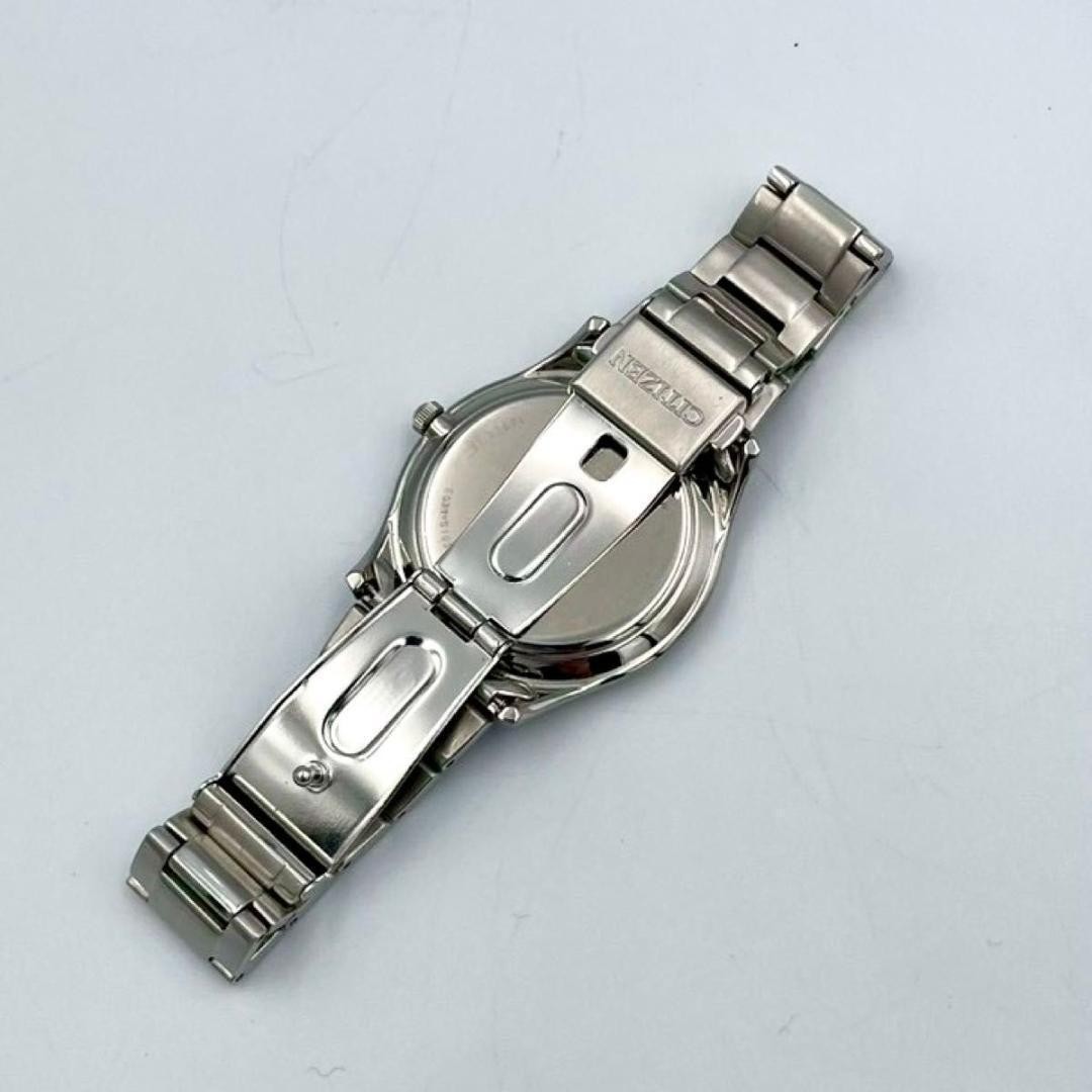 236 CITIZEN Eco-Drive Solar Watch, Round, Men’s, 3 Hands 【USED】