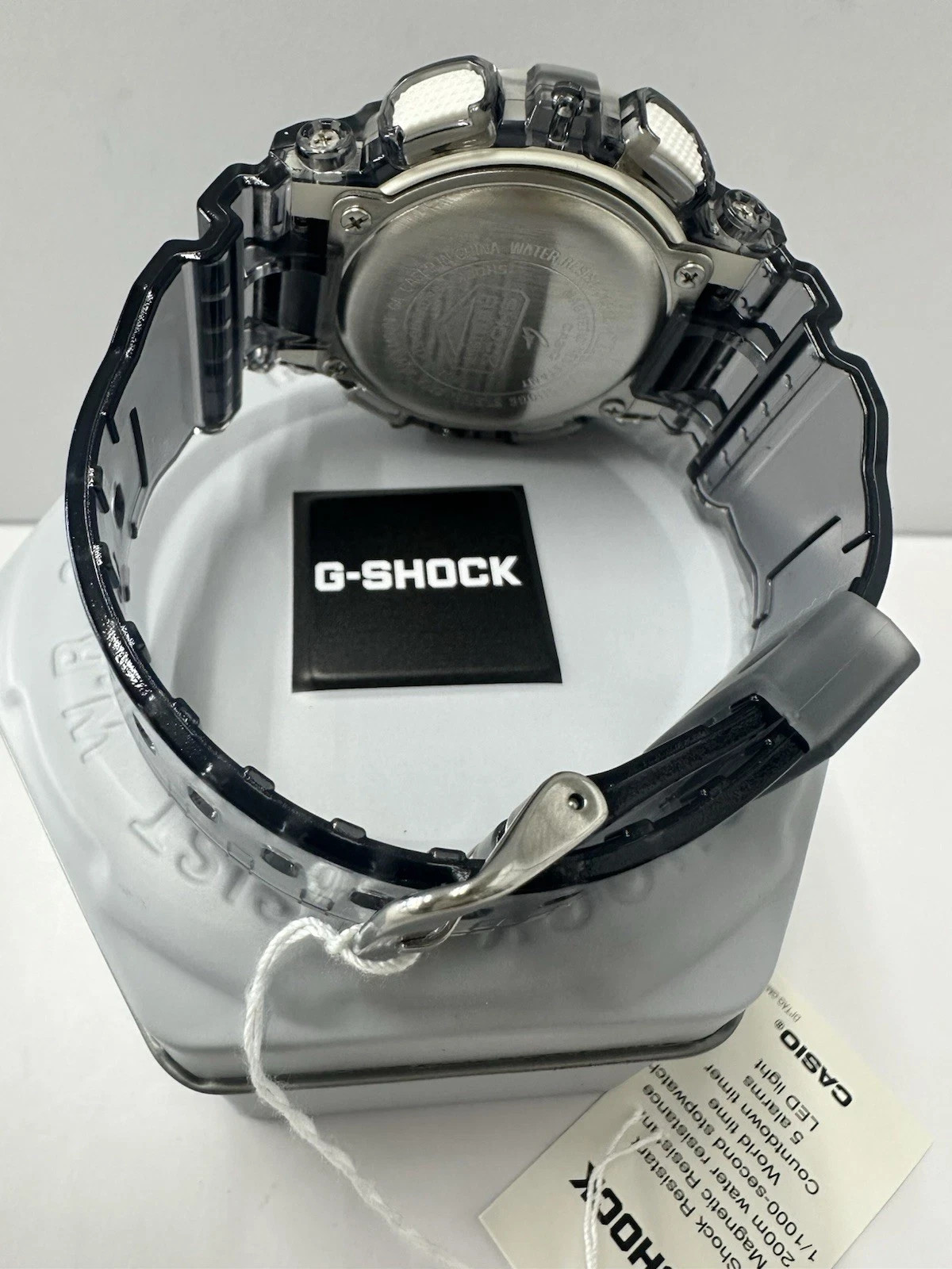 Casio G-Shock GMA-S110GS-8A Transparent Gray Resin Band Men’s Watch