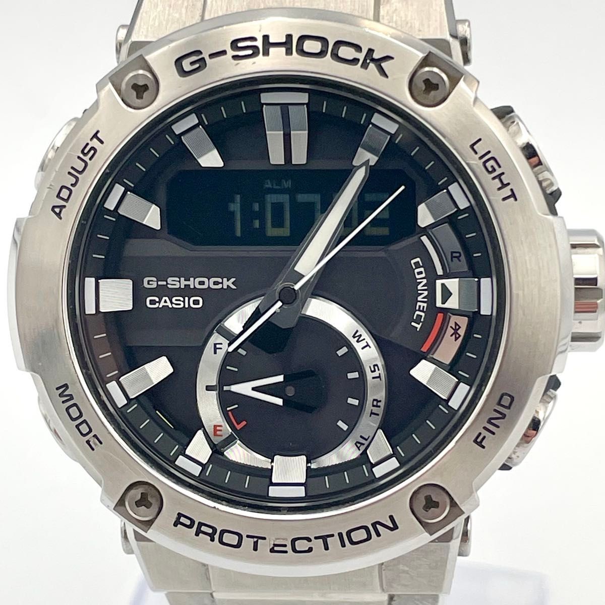 CASIO G SHOCK G Shock Wristwatch Ana Digi Metal Band Tough Solar GST B200D 1AJF