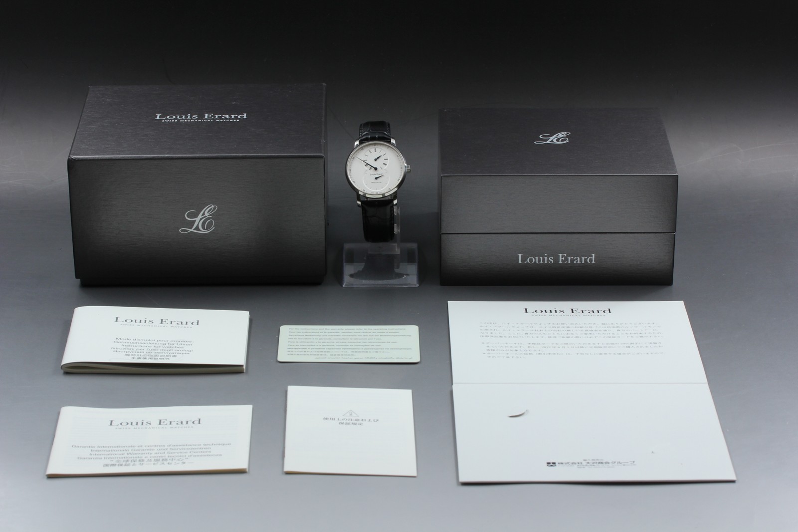 [Near MINT] Louis Erard Excellence Regulator LE50232AA01BDC29 From JAPAN