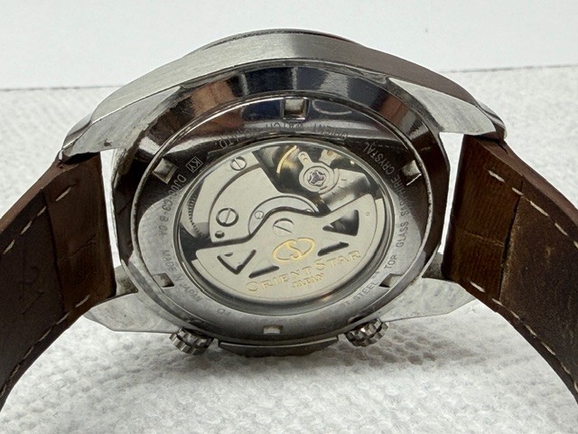 Orient Star DJ00-C3-B GMT White Dial Automatic Mens From Japan #3416