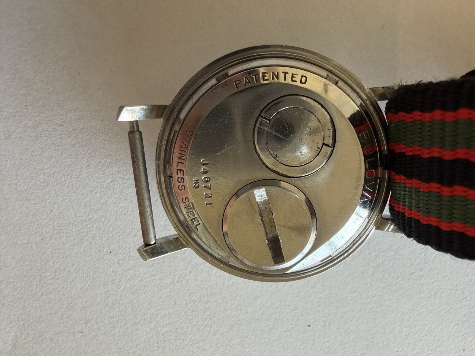 Bulova Accutron Railroad Approved. 1970s 214 “tuning fork” caliber movement.