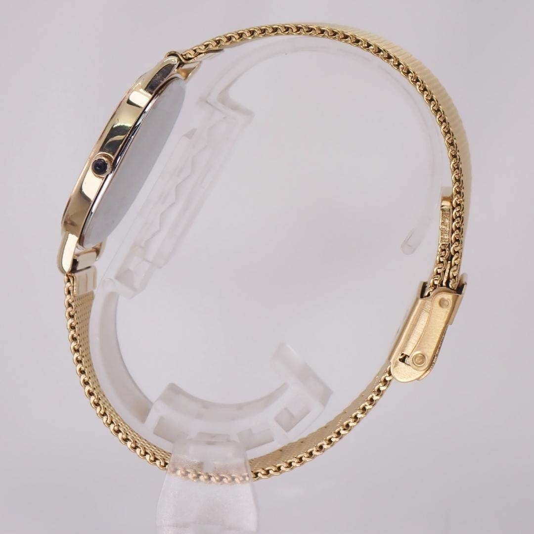 SEIKO Dolce 6030-5410 Quartz Unisex Watch Gold Oval 1981 New Battery Japan