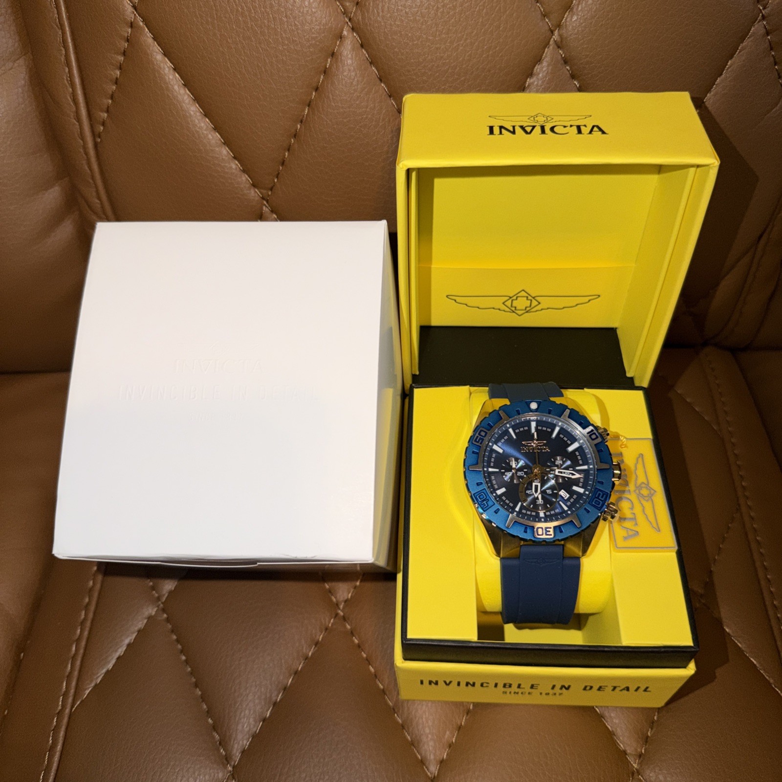 Invicta Aviator Propel 49mm Men’s Watch Blue Flame Fusion Crystal 22525