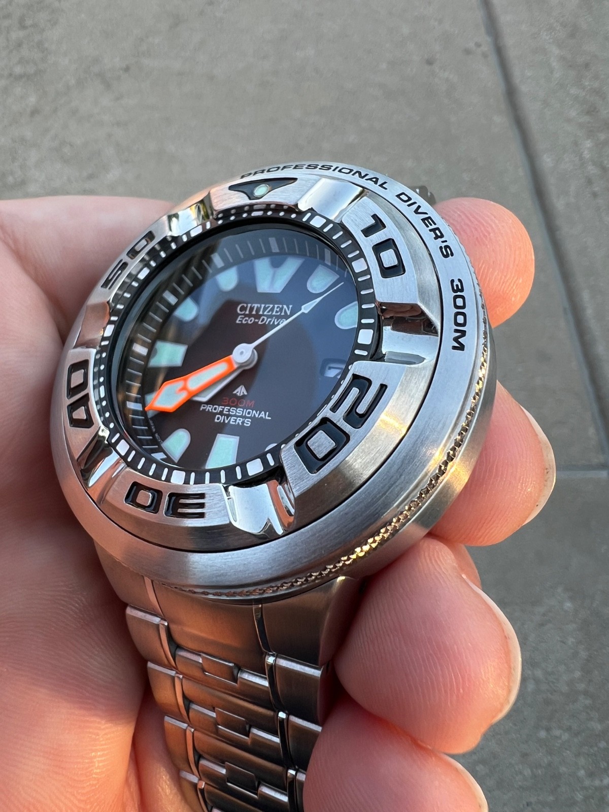 Citizen “Eco-Zilla” – BJ8050-59E , 300M Professional Diver – OnBracelet – Rare