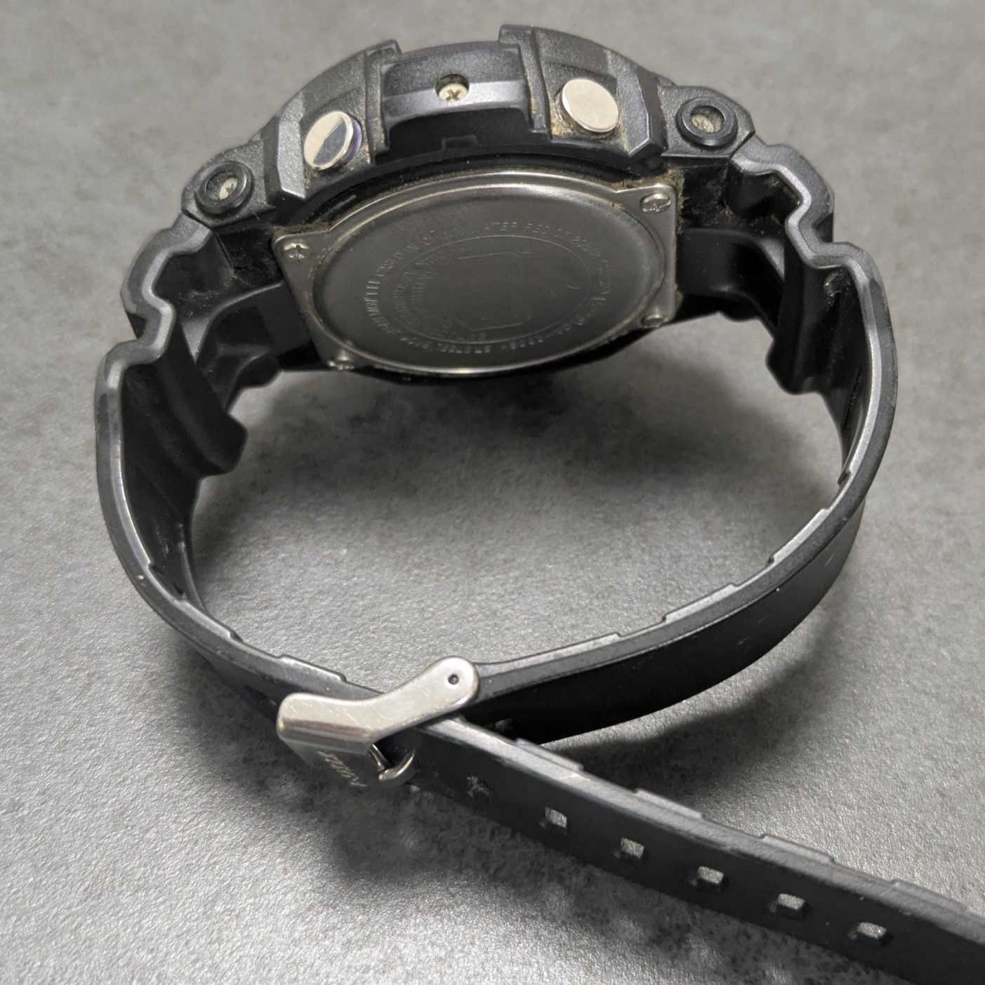CASIO G-SHOCK GA200SH-2A Glitter Black Men’s Watch Pre-Owned Working Battery Inc