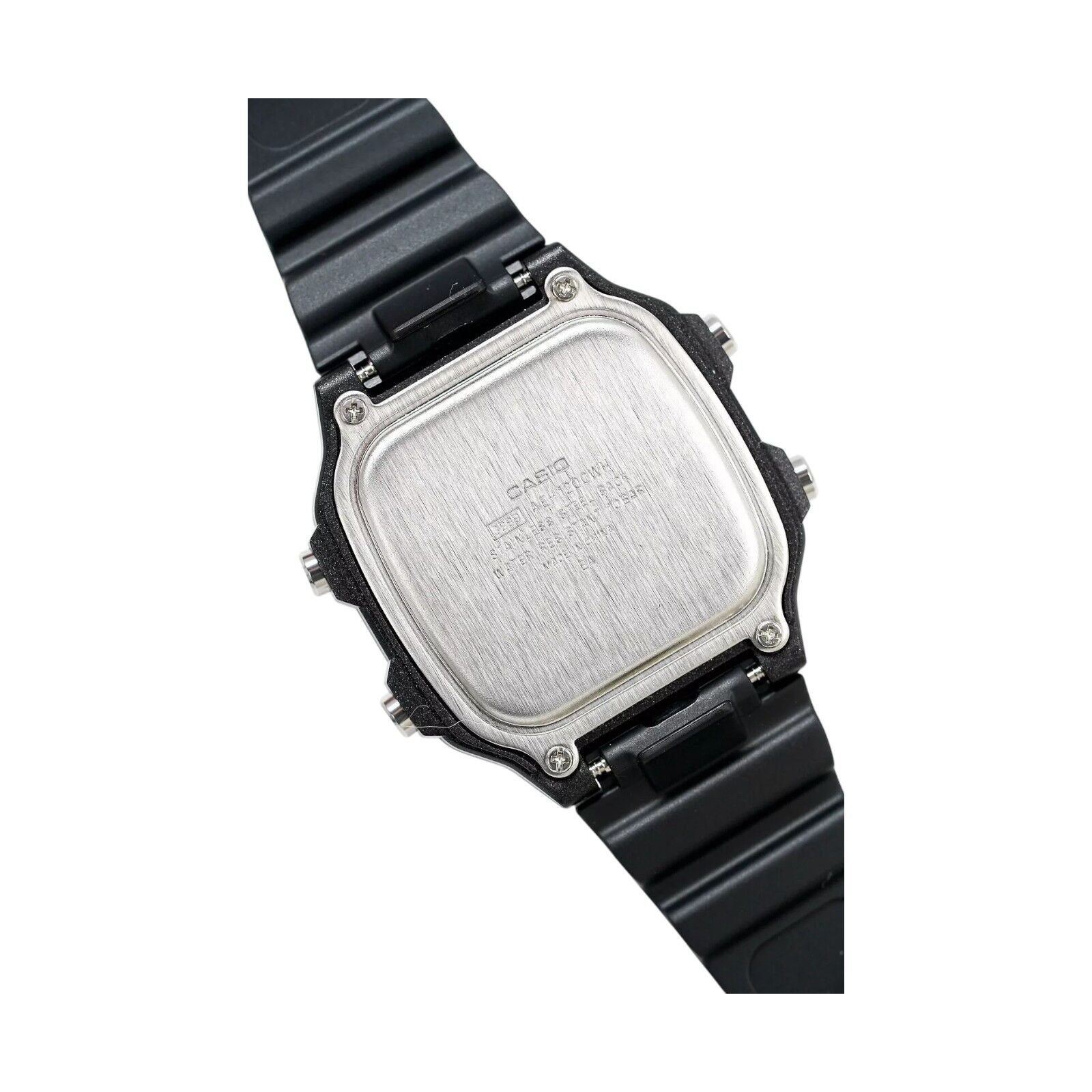 Casio Digital World Map World Time Alarm Illuminator AE-1200WH-1BVDF Mens Watch