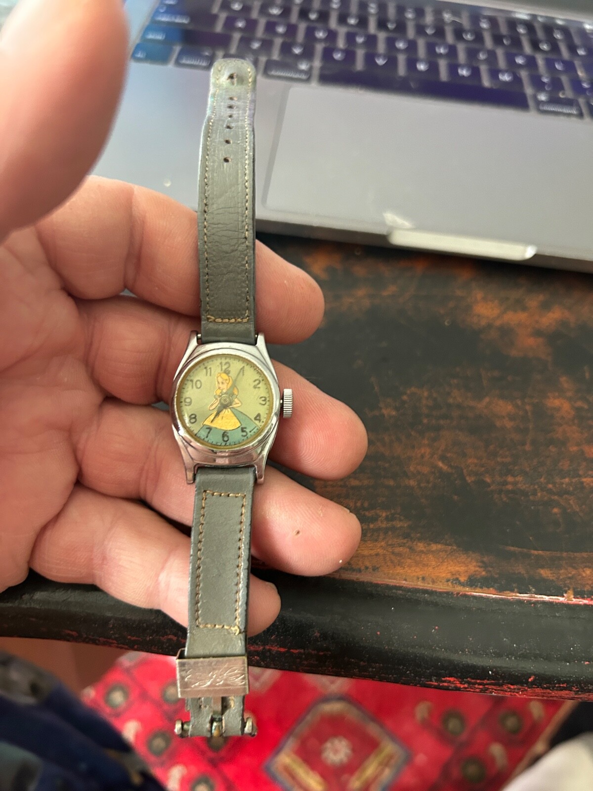 Vintage Timex US Time Cinderella Children’s Mechanical Wristwatch Character