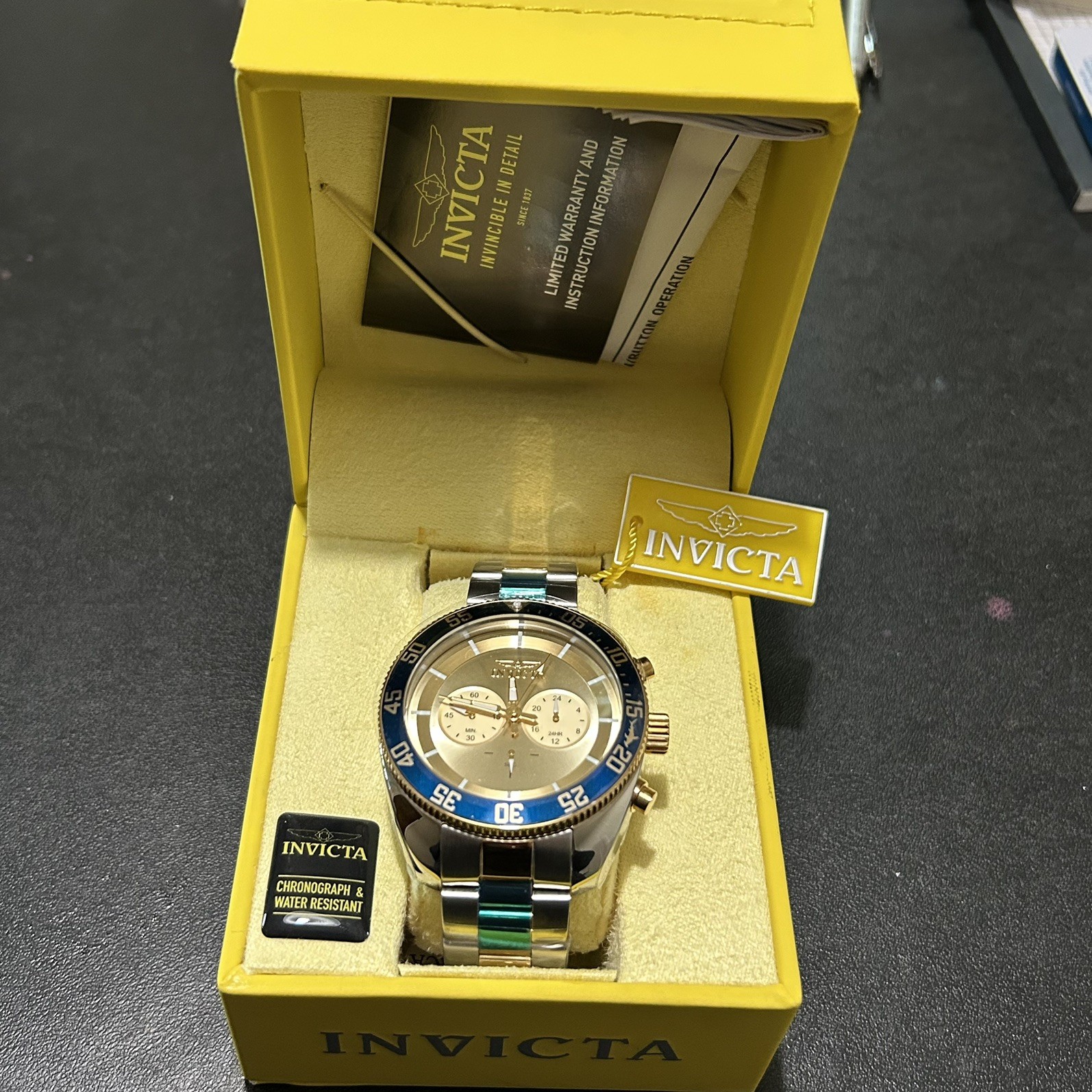 Invicta Men’s 48mm Pro Diver 30057 Quartz Chronograph Stainless Steel Watch NEW