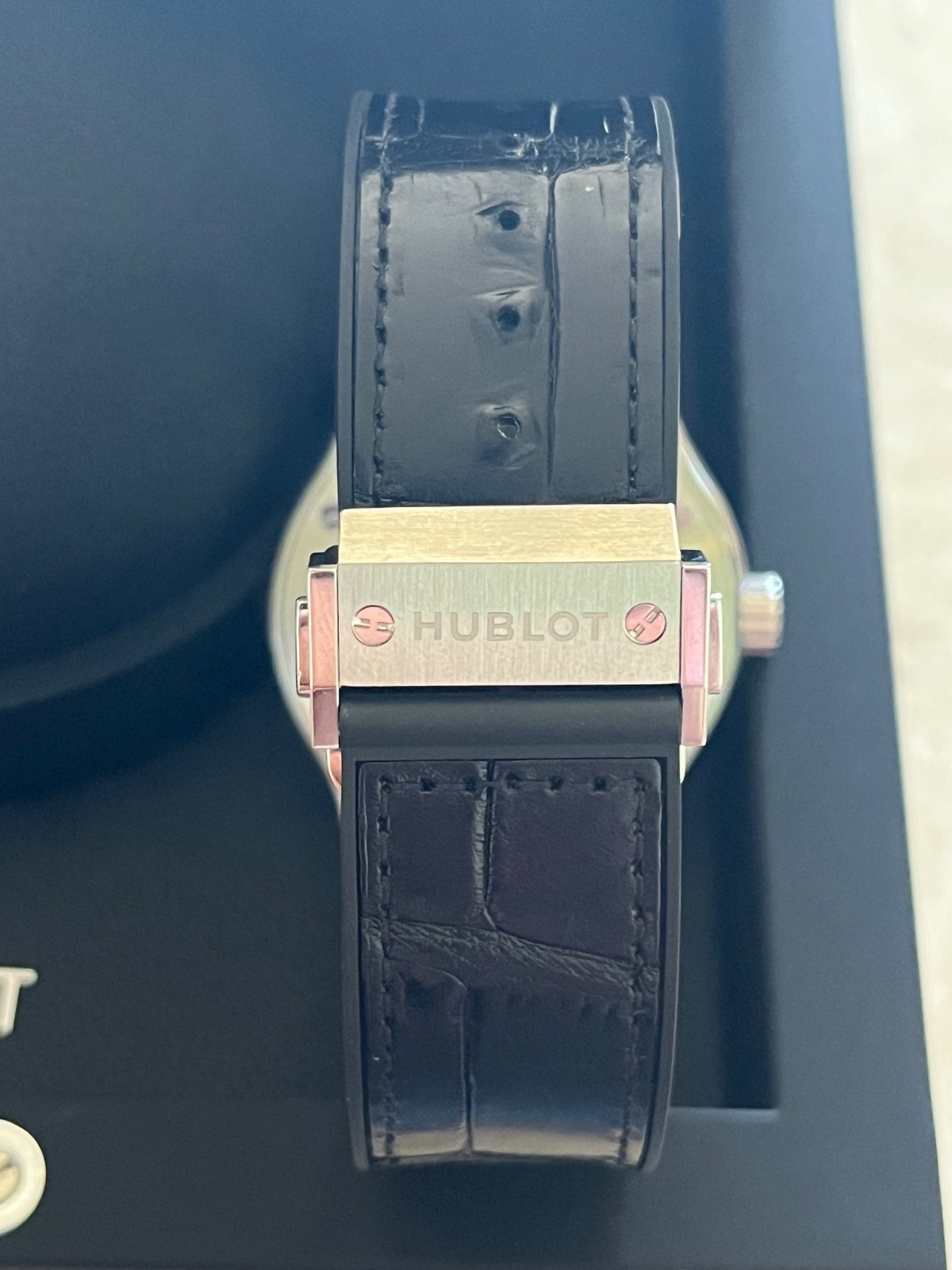 Hublot Classic Fusion 42mm Automatic Black Dial Steel Men’s Watch – Box Only
