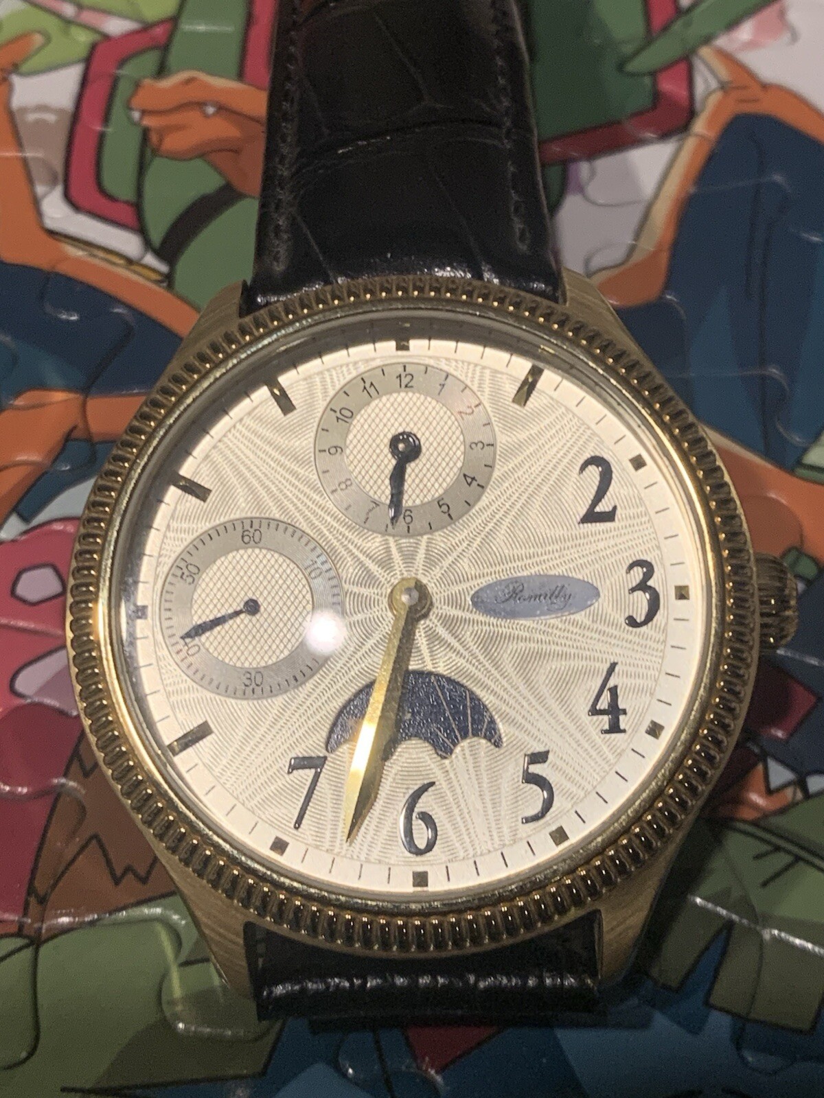 Jean Romilly Watch W Certificate. Never Worn. Custom Made. 1 Of 1. 2016