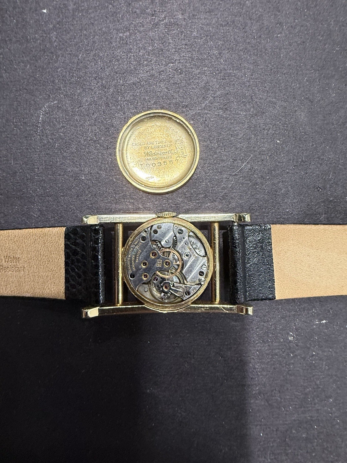 Antique Longines Mainliner Art Deco Drivers Watch Org Box & Papers