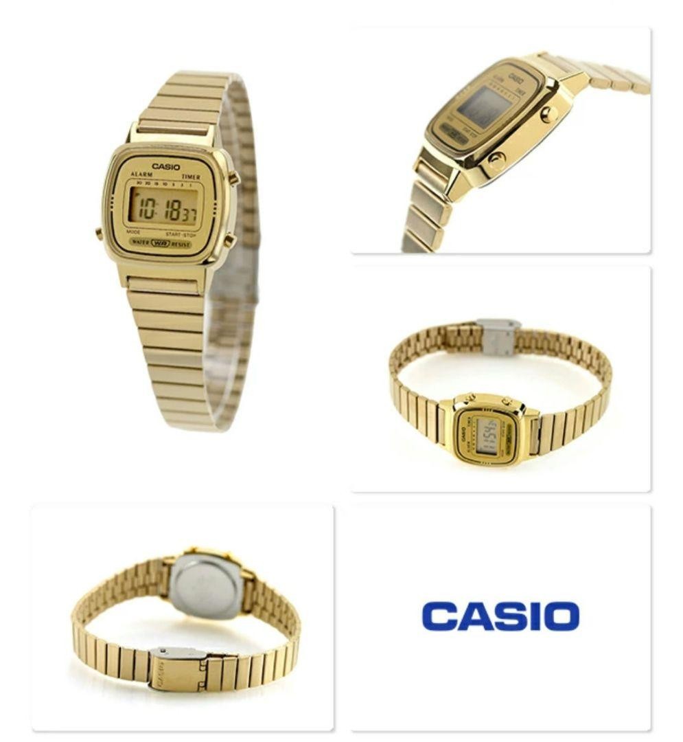 CASIO STANDARD Gold Watch LA-670WGA-9 Casio Standard